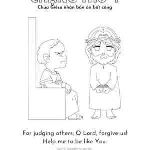 Chặng Thứ 1 - Bộ Tranh Tô Màu "Chặng Đàng Thánh Giá"