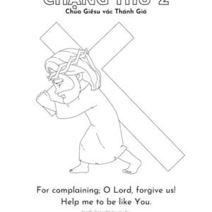 Chặng Thứ 2 - Bộ Tranh Tô Màu "Chặng Đàng Thánh Giá"