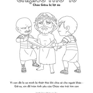 Chặng Thứ 10 - Bộ Tranh Tô Màu "Chặng Đàng Thánh Giá"