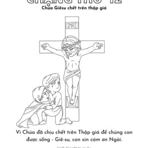 Chặng Thứ 12 - Bộ Tranh Tô Màu "Chặng Đàng Thánh Giá"
