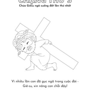 Chặng Thứ 3 - Bộ Tranh Tô Màu "Chặng Đàng Thánh Giá"