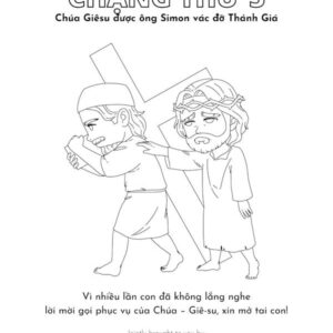 Chặng Thứ 5 - Bộ Tranh Tô Màu "Chặng Đàng Thánh Giá"