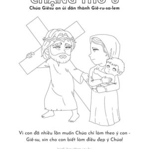 Chặng Thứ 8 - Bộ Tranh Tô Màu "Chặng Đàng Thánh Giá"